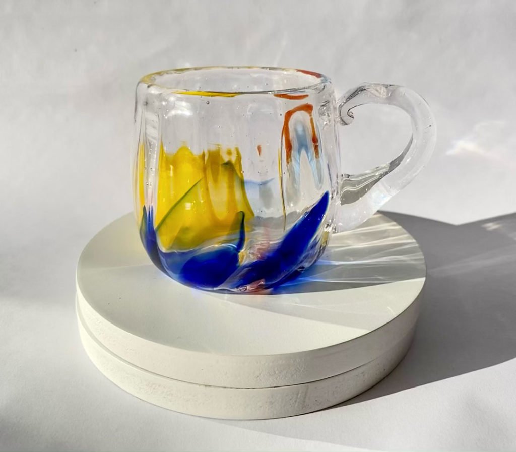 Recycled glass cup OMI Glass Naomi